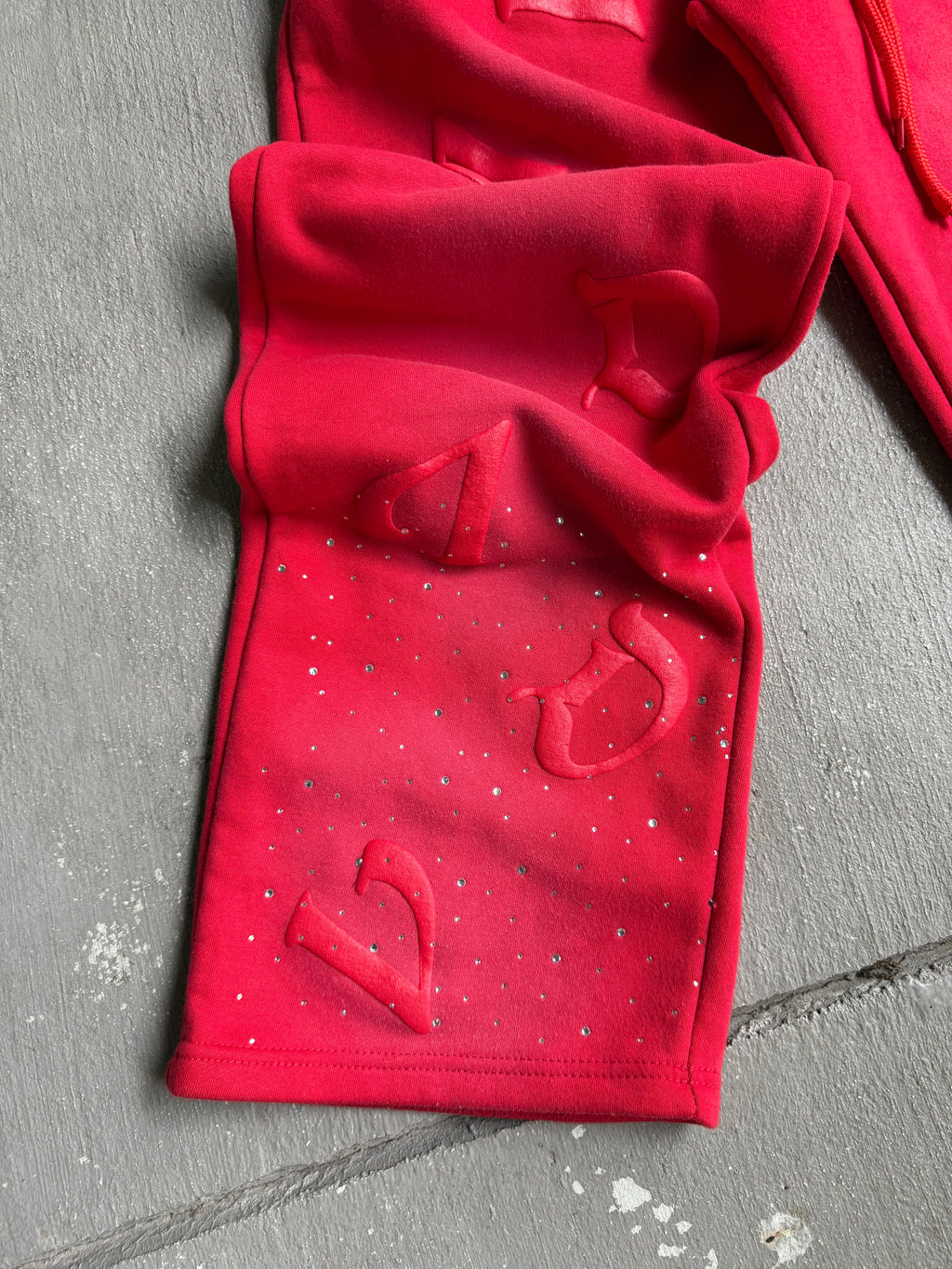 Red “DV” Pants