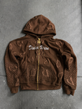 Brown DV Letterprint Jacket