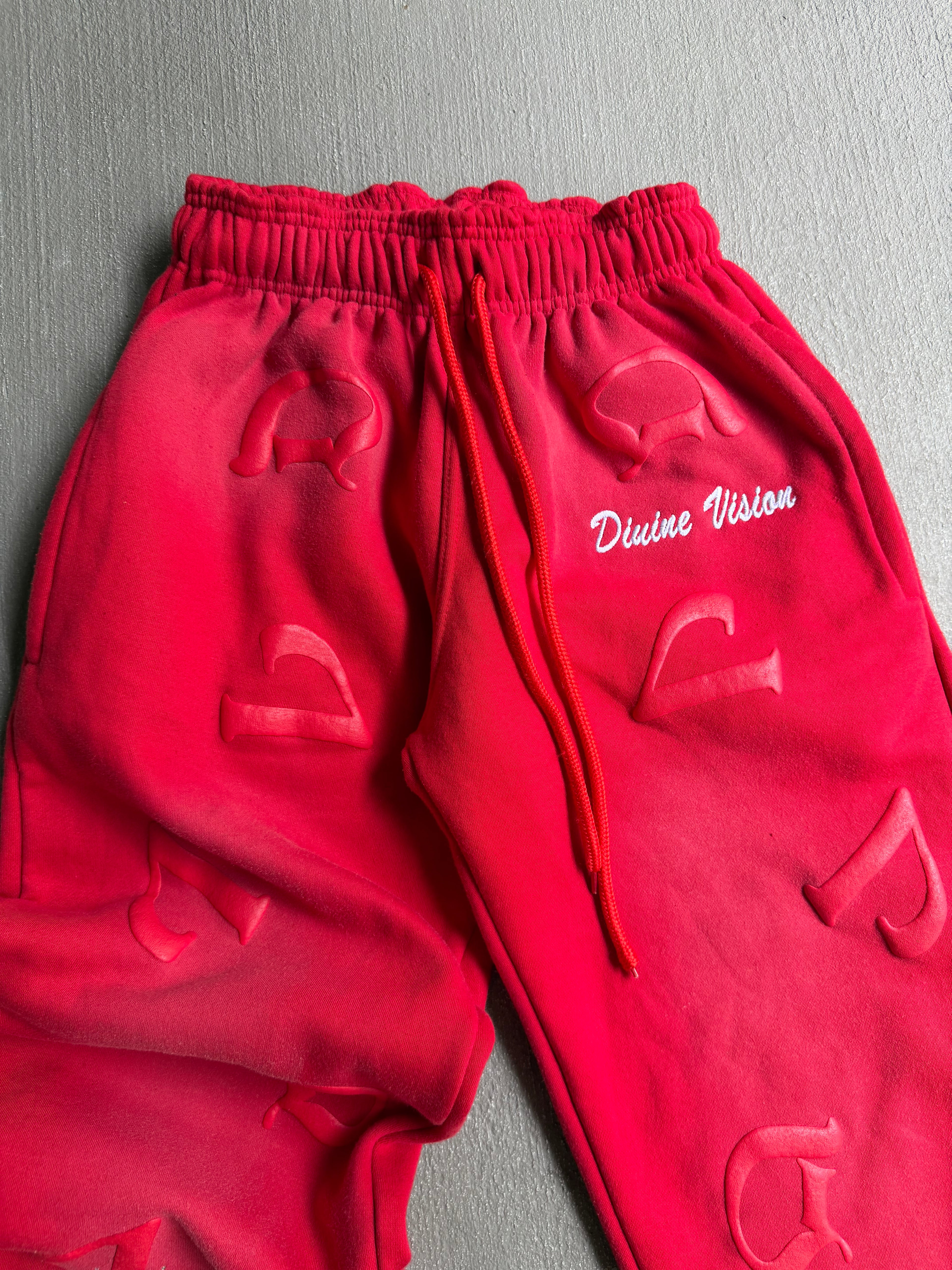Red “DV” Pants