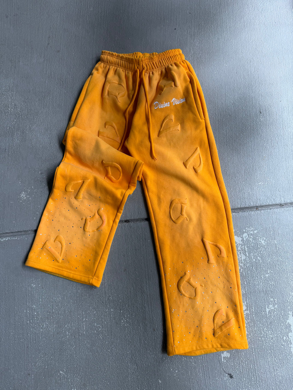 Gold “DV” Pants