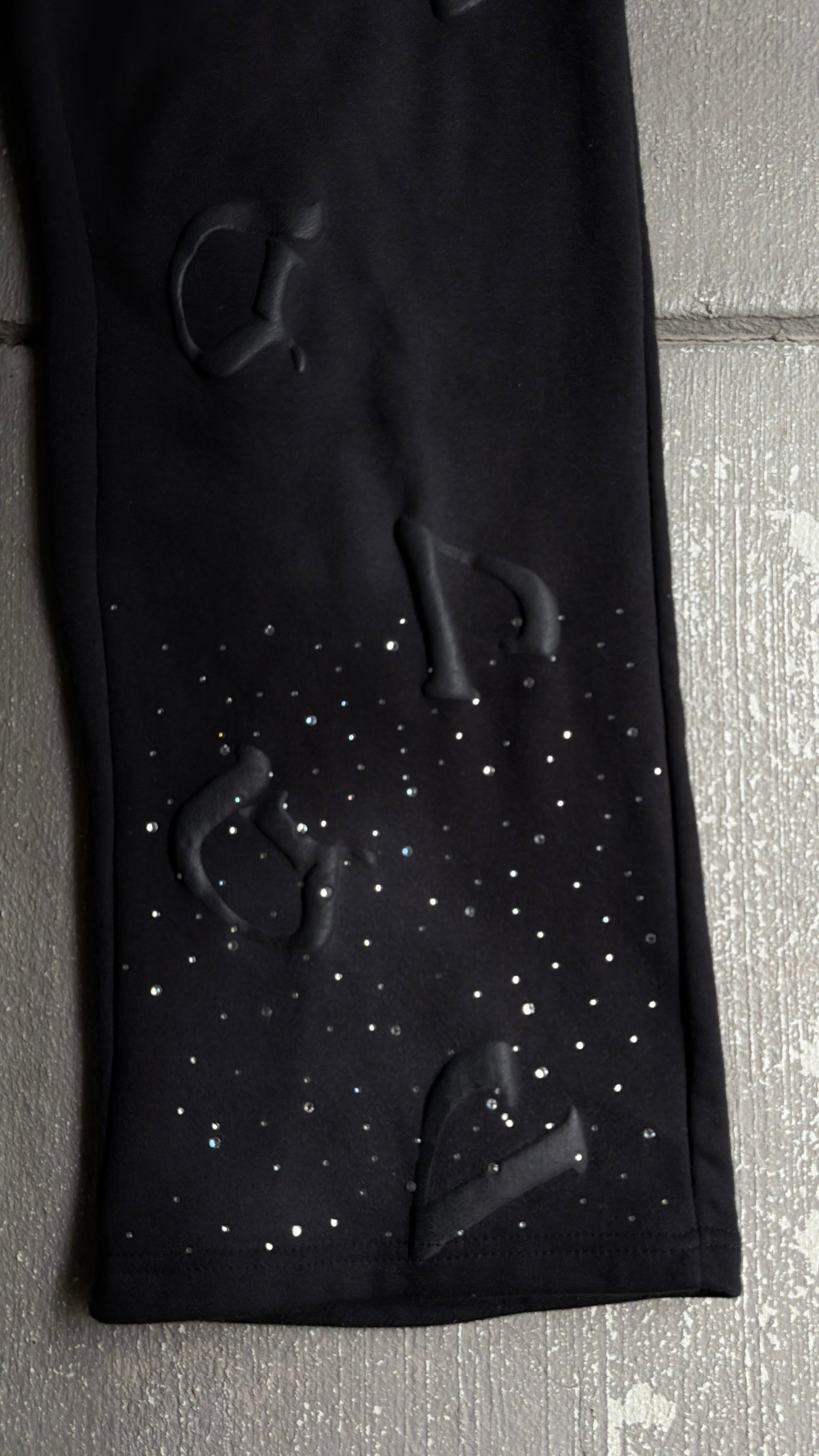 Black “DV” Pants