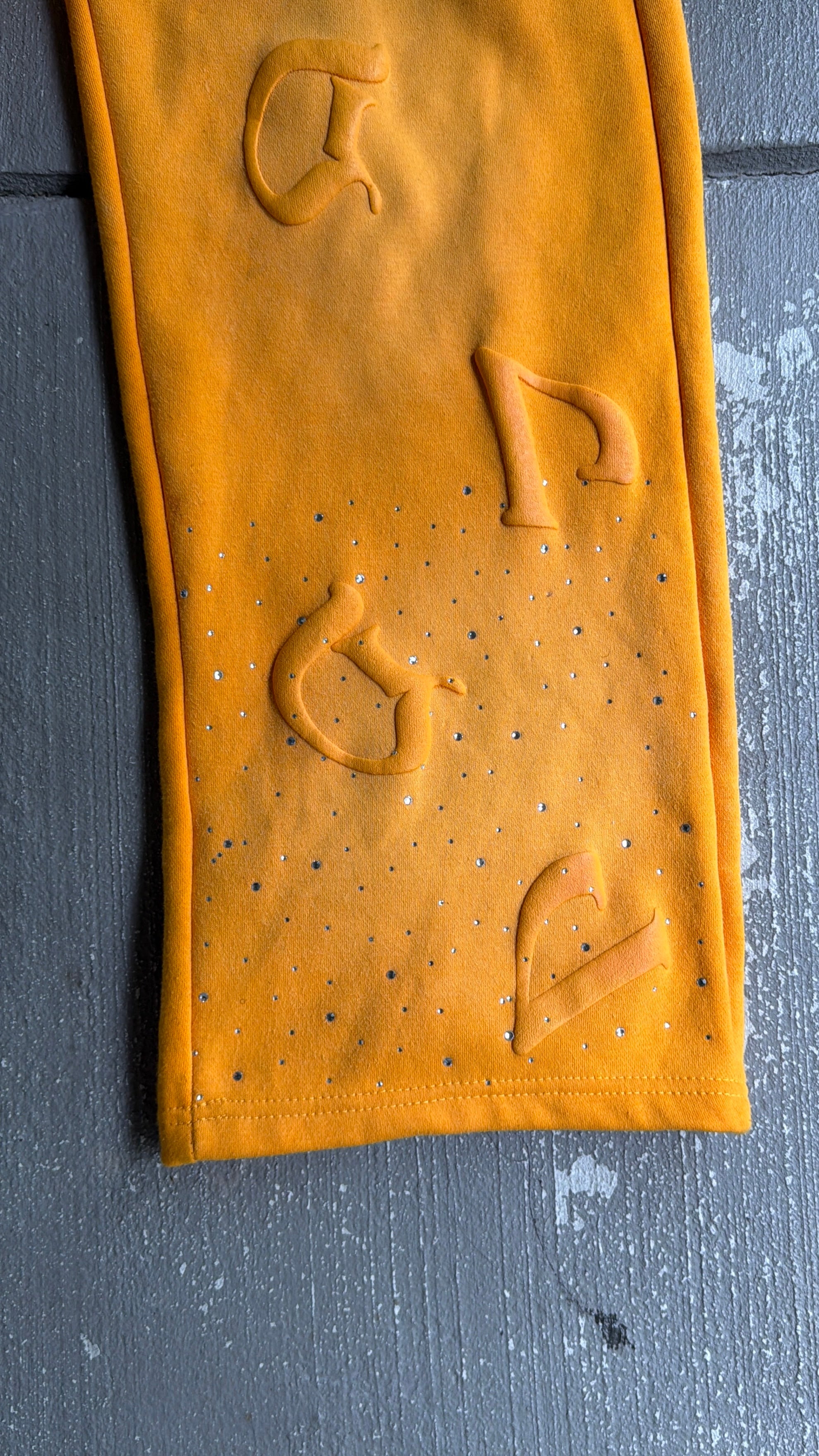 Gold “DV” Pants