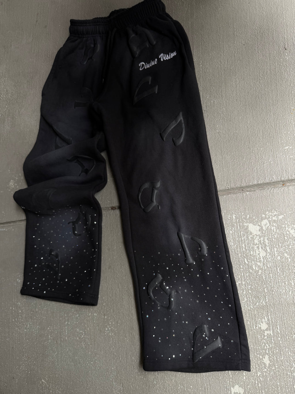 Black “DV” Pants