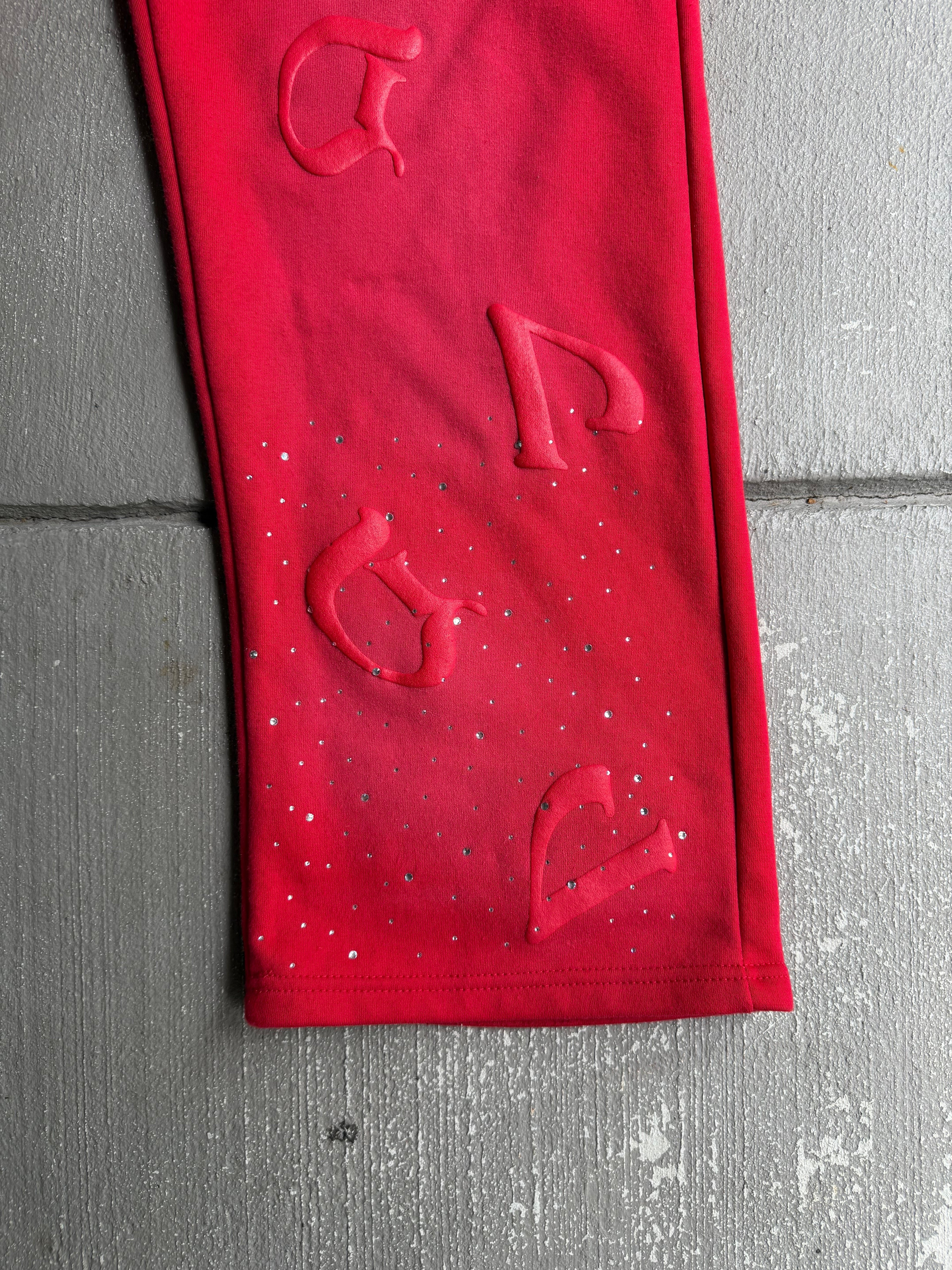 Red “DV” Pants