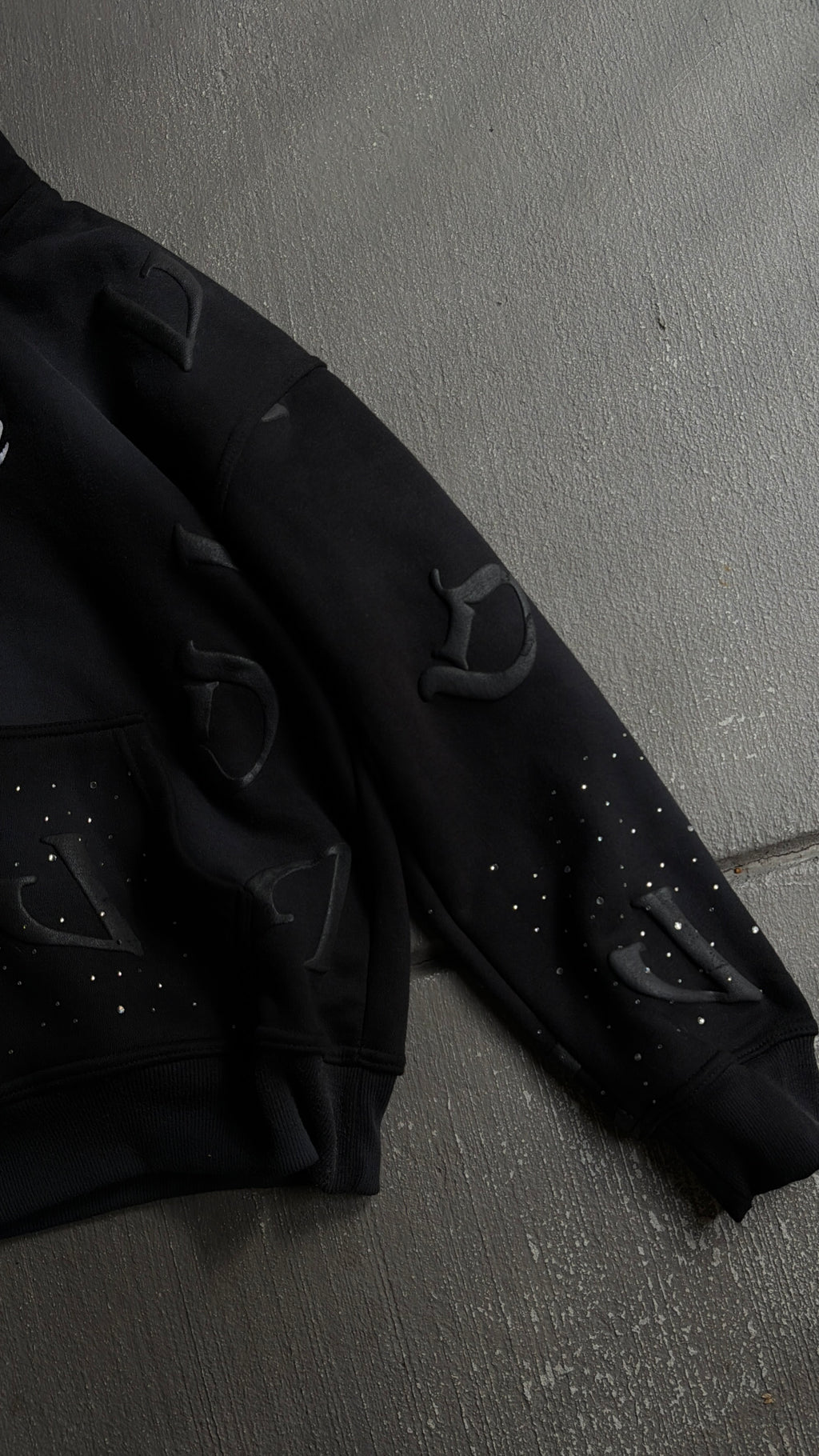 Black “DV” Hoodie