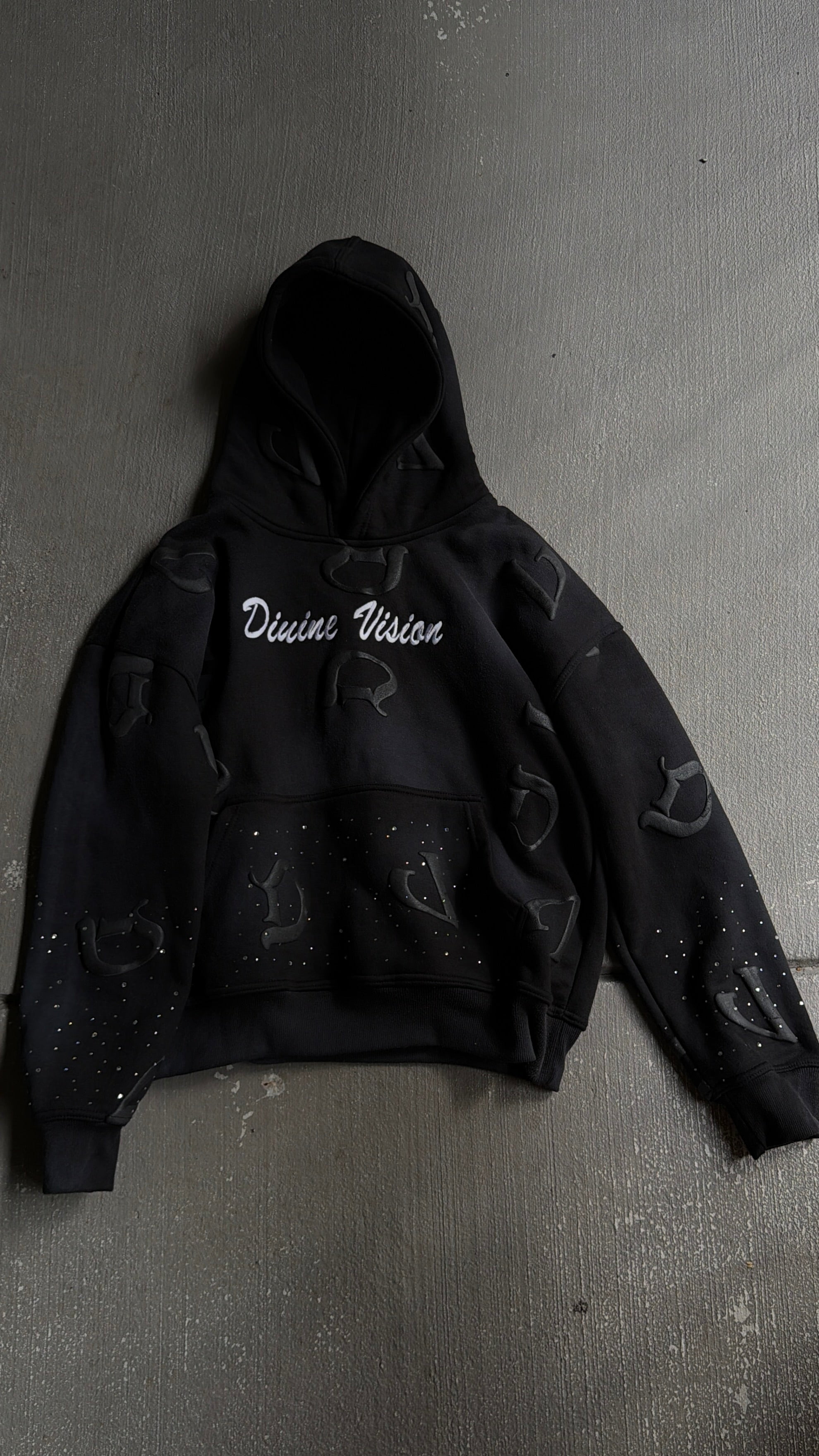 Black “DV” Hoodie