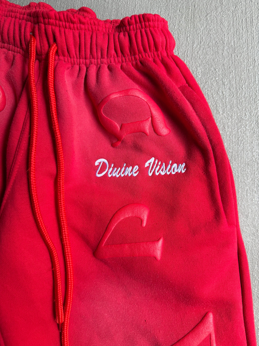 Red “DV” Pants