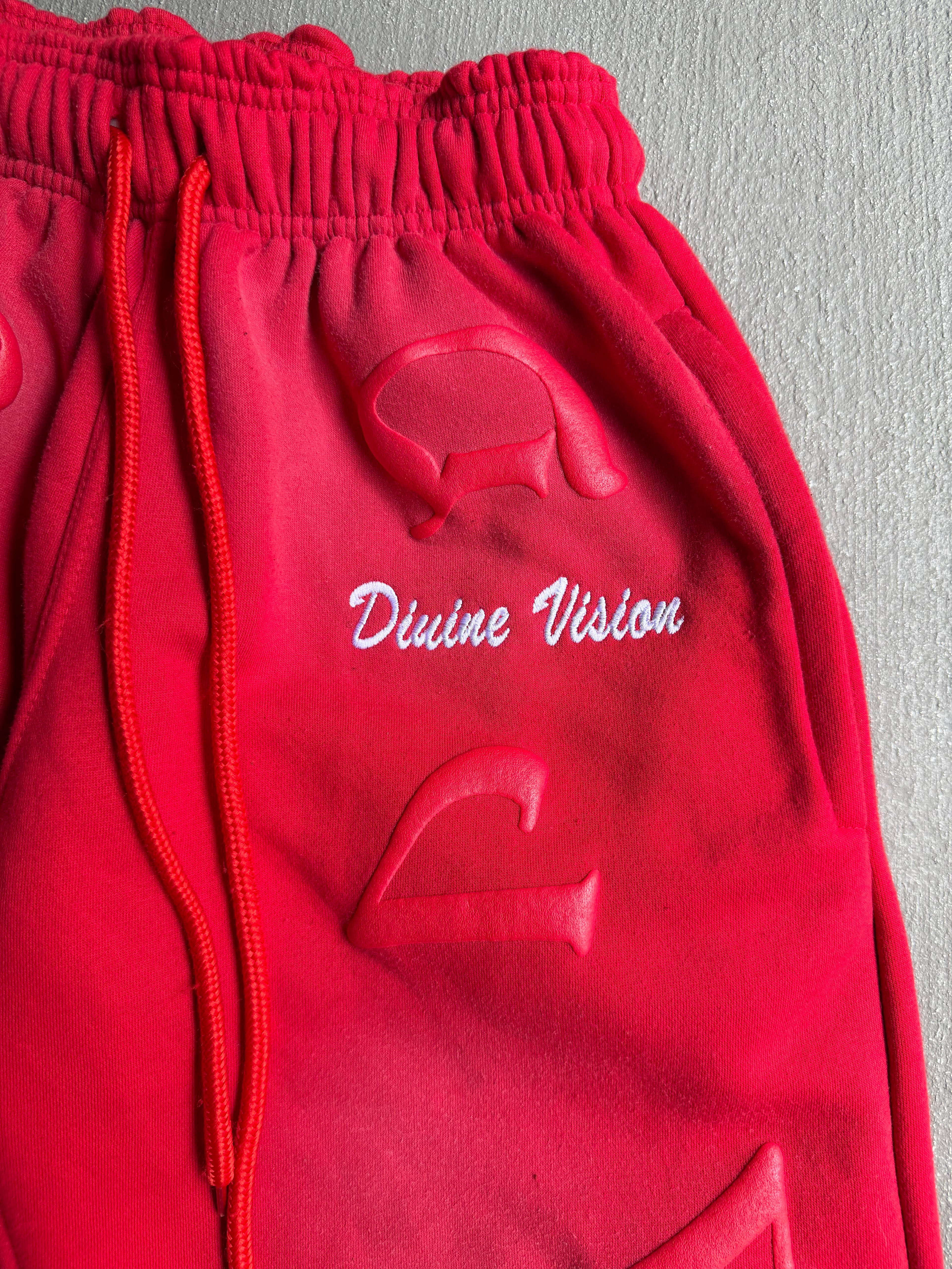 Red “DV” Pants