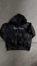 Black “DV” Zip Up