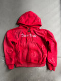 Red “DV” Zip Up